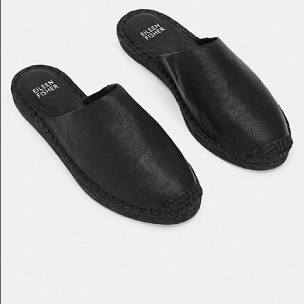 Eileen Fisher Kai Espadrille Mules - Size 8.5 NWT/Box